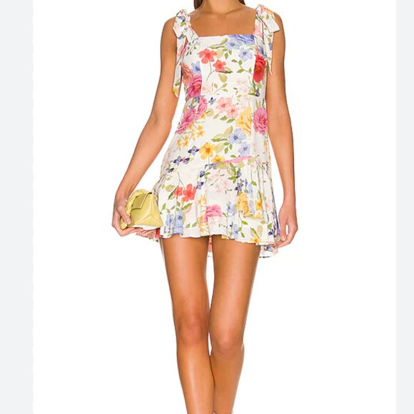 Yumi Kim Revolve Size Small Multicolor Floral Lovers Lane Sandra Mini Dress - Picture 1 of 7